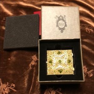 Olivia Riegel gold & jeweled jewelry box brand new